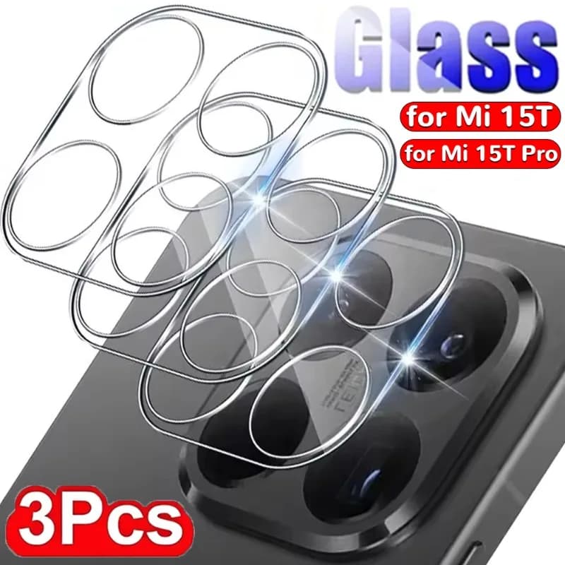 1/2/3 Pezzi Pellicola Protettiva per Fotocamera Xiaomi 15T, Vetro Temperato Trasparente Anti-graffio, Pellicola Protettiva per Lenti per Xiaomi 15T Pro