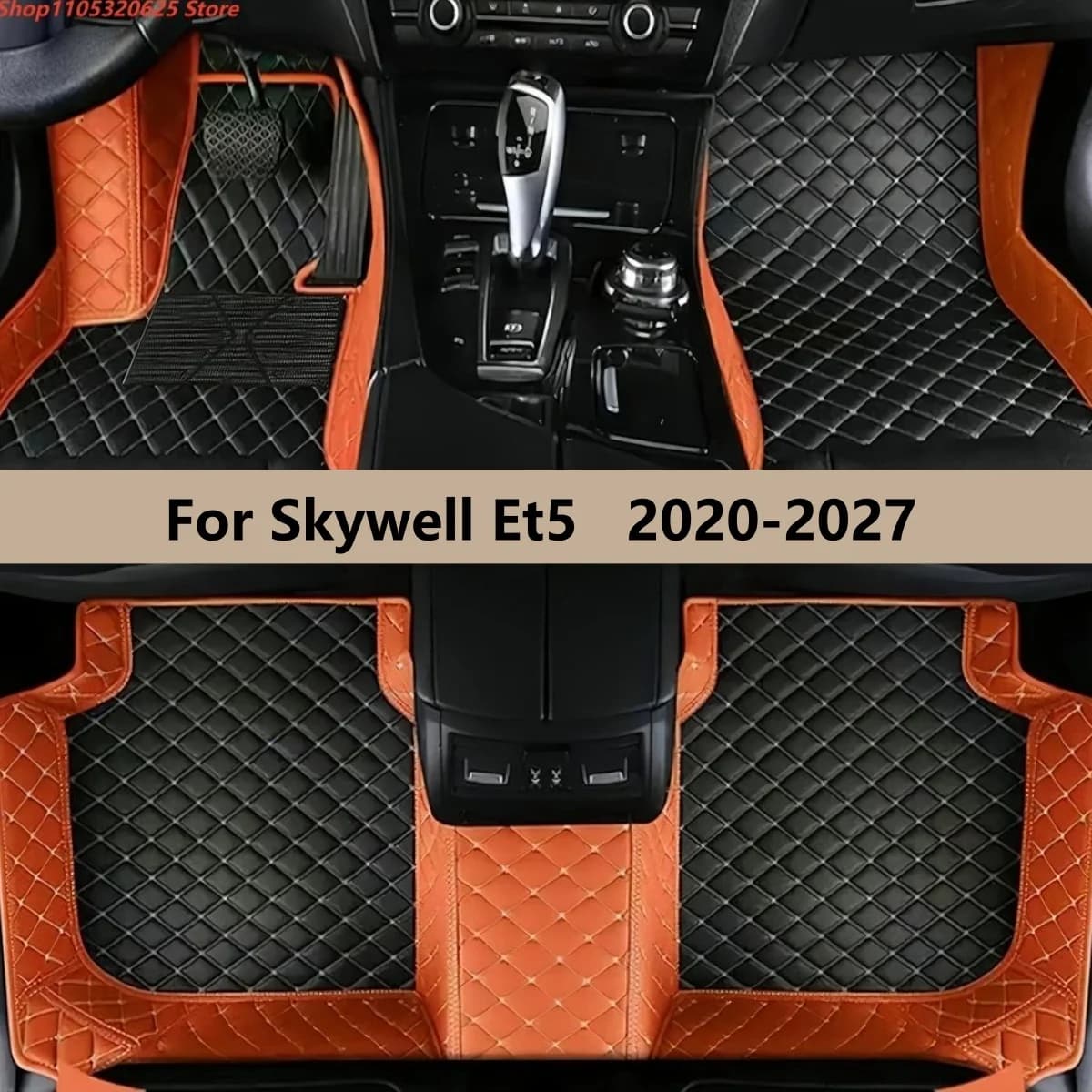 Custom Car Floor Mats For Skywell Et5 2020 2021 2022 2023 2024 2025 2026 2027 Floor Mats for Car Men Women Car Accessories