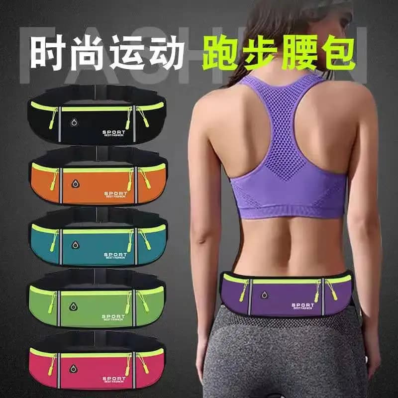 Outdoor Nylon Sports Waist Bag, Running Phone Holders, Multifunction Waterproof Belt