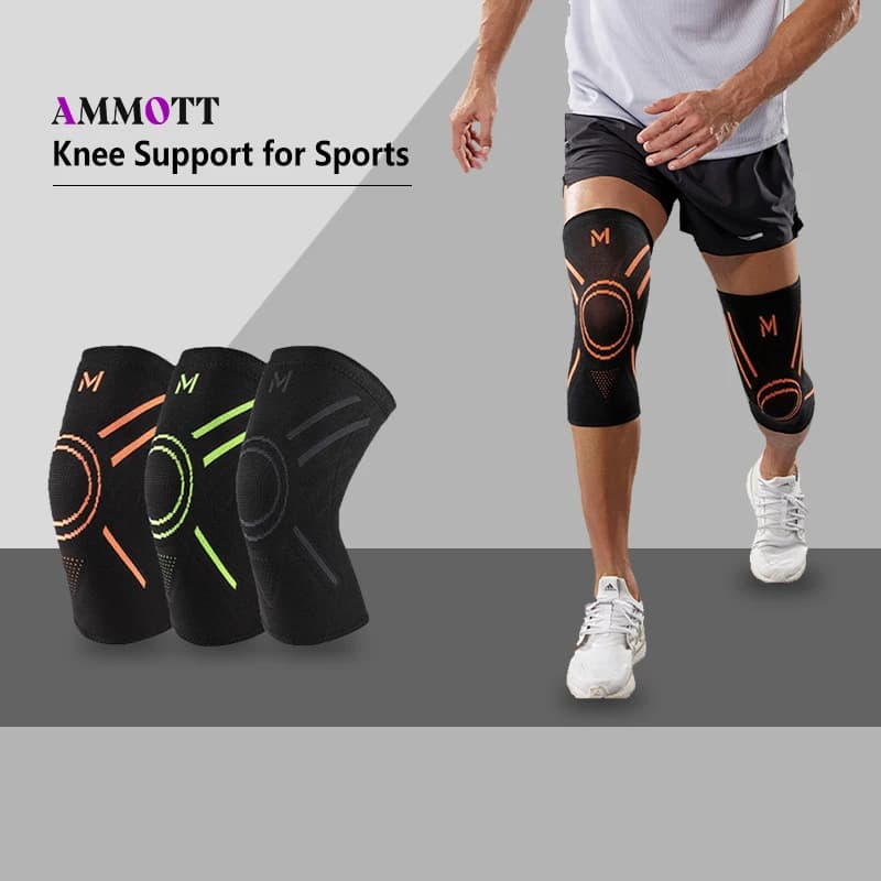 1 pz unisex ginocchiera manica di compressione per sollievo dal dolore al ginocchio supporto per l'artrite sollievo dal dolore al ginocchio aiuto per lo stile di vita attivo