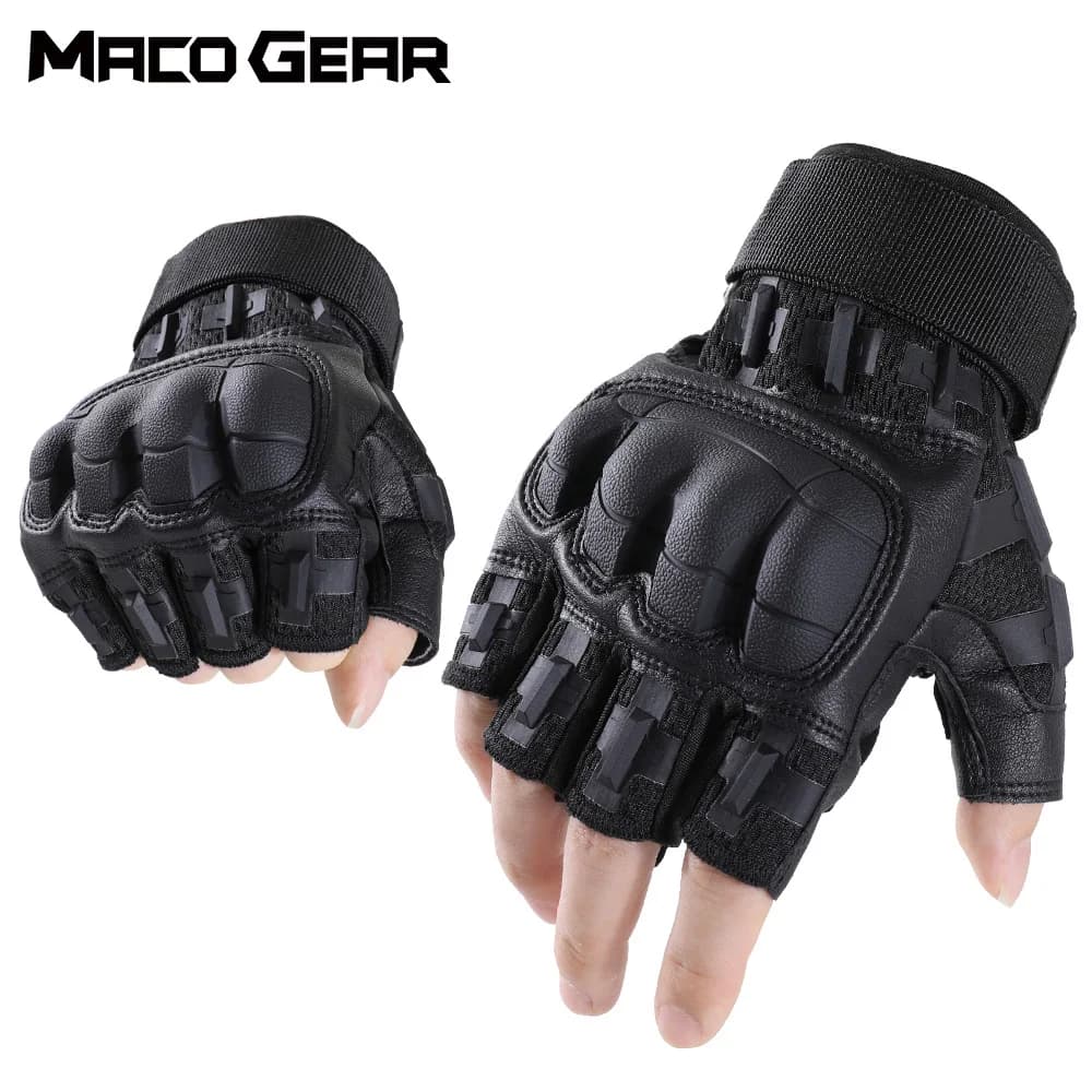 Tactical Gloves Mid-Sighted Man Open Air Sports Hiking Camping Combat Airsoft Hunting Cycling Anti-slip Protective Equipment