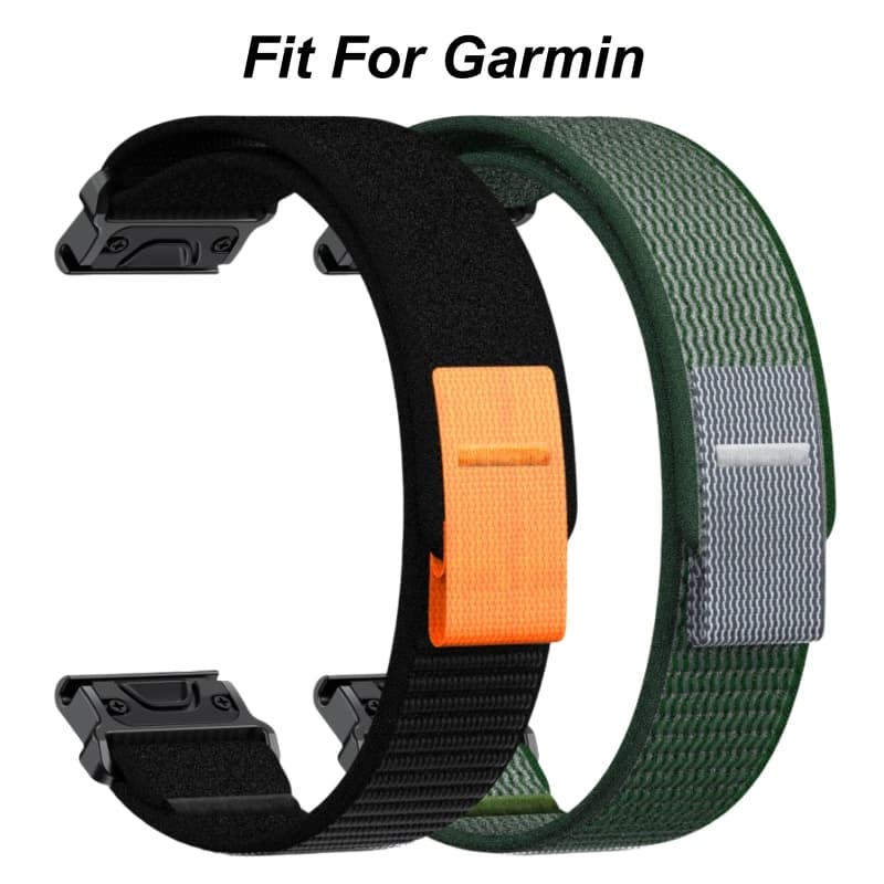 Cinturino in nylon intrecciato 22mm 26mm per Garmin Fenix 8 47mm 51mm E 7 7X 6 6X 5 5X Plus/Enduro 3/Epix Pro Gen 2 Bracciale a fascia Quick Fit