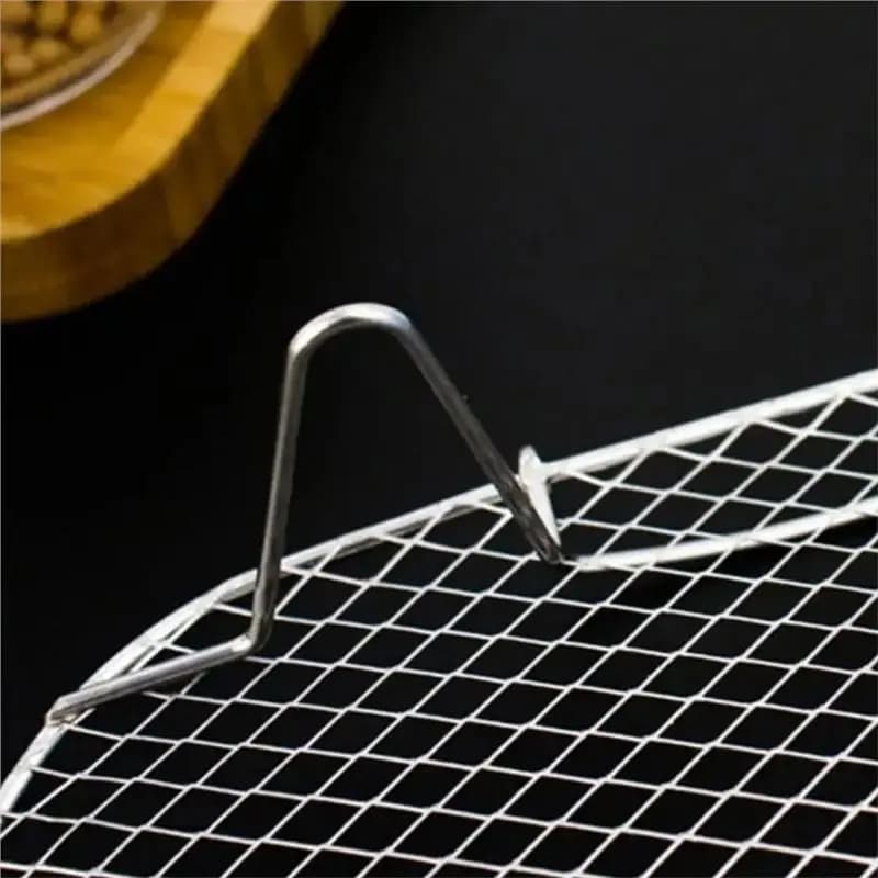 [NEW!A08R】 Air Fryer Rack Square Air Fryer Baking Rack Kitchen Household Air Fryer Baking Net