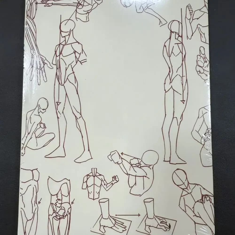 Figure Drawing Anatomy Sketchbook Reference Tutorial Guide For Artists Character Design Learning Materials Essential Aid