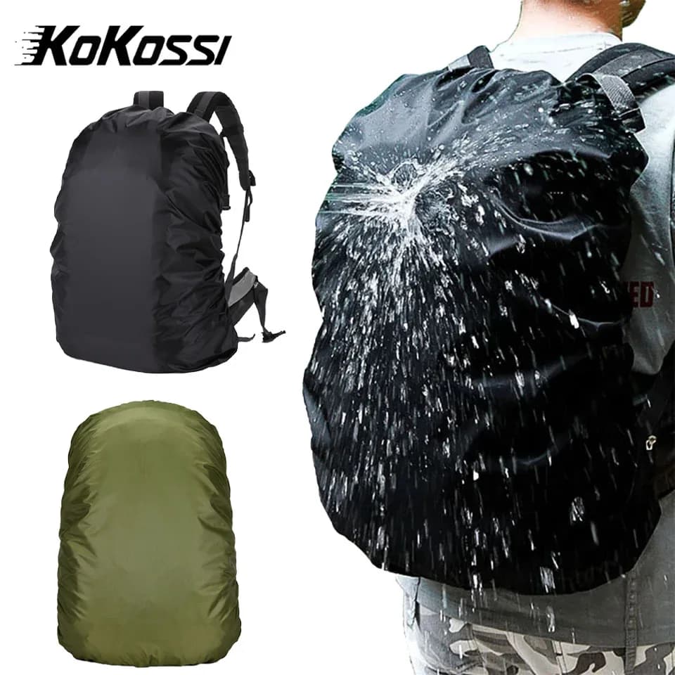 KoKossi 20-80L Water Resistant Light Nylon Waterproof Backpack Outdoor Camping Hiking Travel Cycling Rain Cover Dust Cover