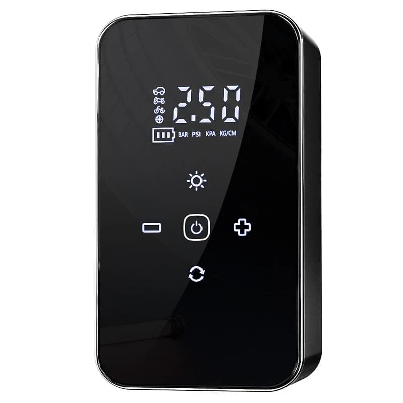 Pompa d'aria per auto, emergenza wireless, display digitale intelligente, gonfiatore elettrico per pneumatici