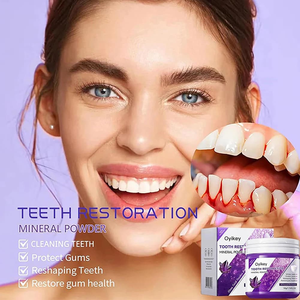 Teeth whitening powder Remove stains Alito Powder Refreshing teeth Cleansing teeth Suitable for oral hygiene for men and women