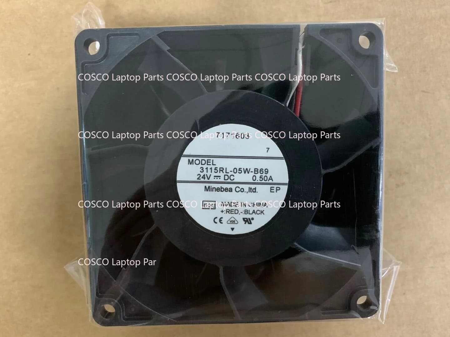 Per ventola di raffreddamento inverter NMB 3115RL-05W-B69 24V 0,50A 80*80*38mm 3pin