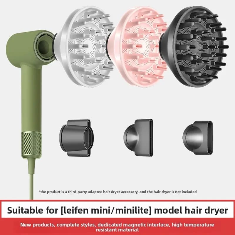 DMH-DMH drying hood and soft diffuser accessory suitable for hair dryer Laifen Mini/MiniLite