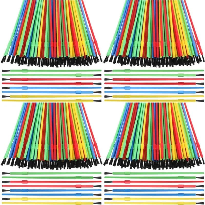 PERFECT MODERN 400 Pieces Paint Brush Bulk Plastic Paint Brush Set Oil Painting Watercolor Brush Classroom Supplies For Arts And