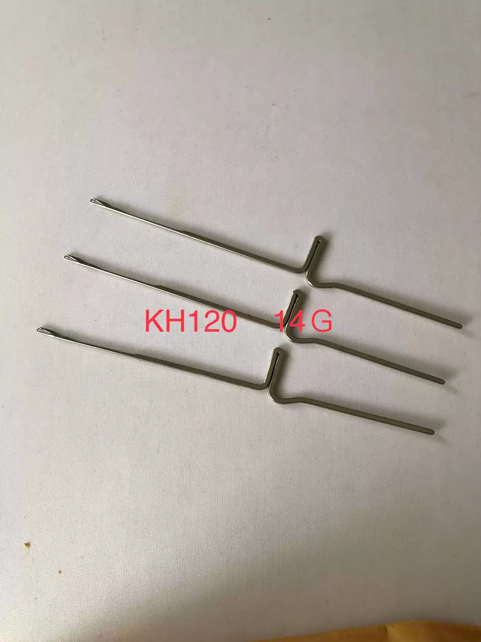 50PCS Fine Gauge Needles for Brother KH120 Knitting Machine Compatible with Gauge 12& Gauge 14 Settings Professional Spare Parts