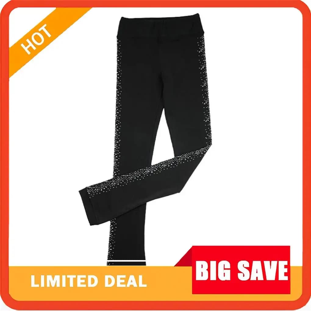 Women S Skating Pants Practice Sportswear Stay Warm And Stylish On Ice Ice Figure Skate Crystal Pants Leggings Tights