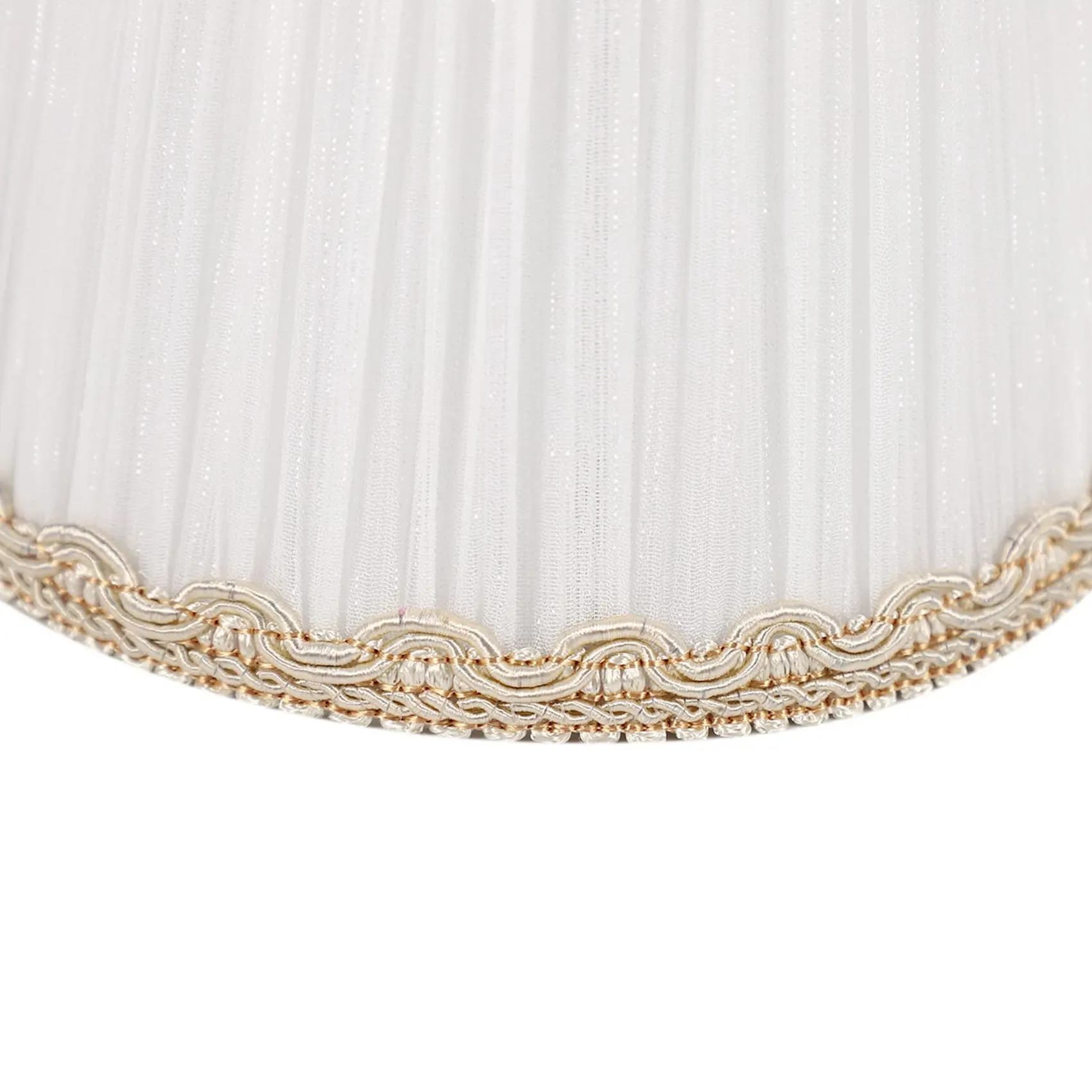 ABKJ-Chandelier Shades,ONLY For Candle Bulbs,Clip-On Fitter Lamp Shades,Set Of 18, White