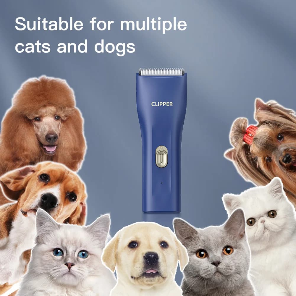 Tosatrice Elettrica Professionale per Animali Domestici, Silenziosa, Ricaricabile USB, Impermeabile, per Cani e Gatti, per Salone di Toelettatura