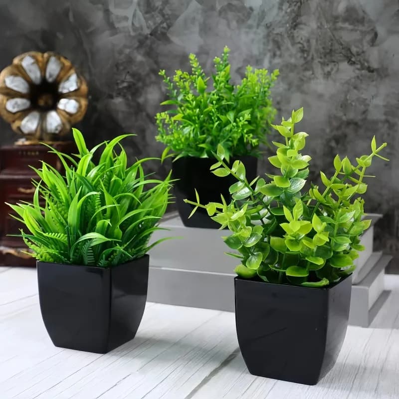 1 pianta artificiale verde, decorazione per la casa, giardini esterni, decorazioni per ufficio, compleanni, matrimoni e feste