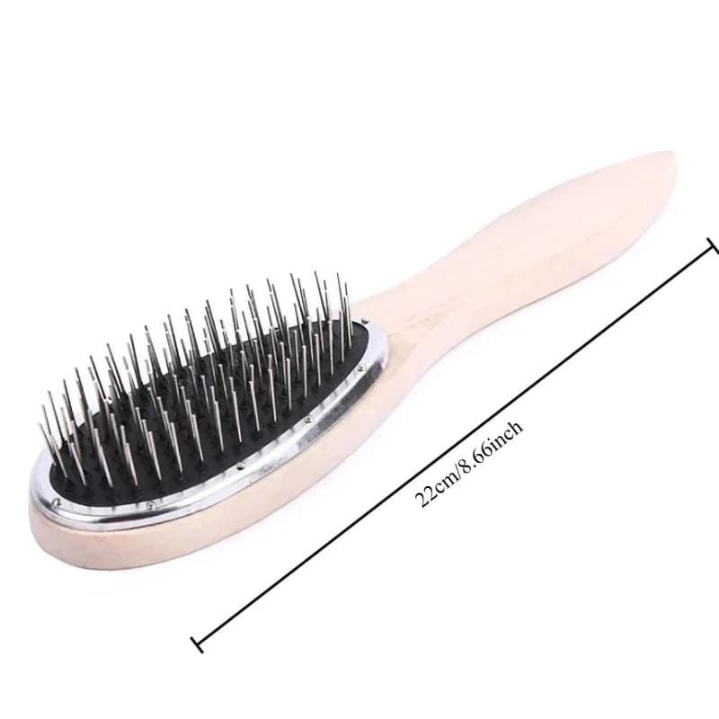 Professional decoy steel comb - Antistatic wig brush for hair extension styling training tool