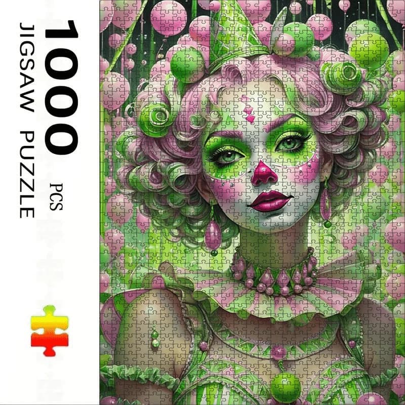 Puzzle da 500/1000 Pezzi Design Green Beauty Gioco Educativo per Bambini Regalo di Natale