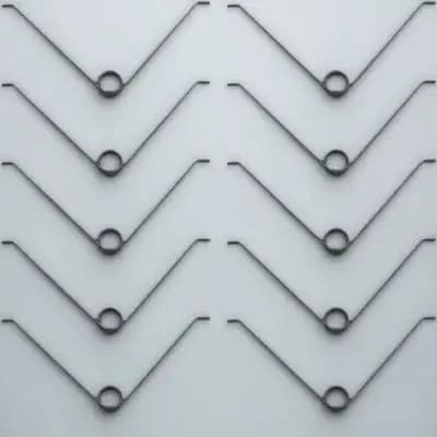 10 Stainless Steel V Mold Parts For Power Drills, Springs for Gardening Shears, Spare Parts for Wheels
