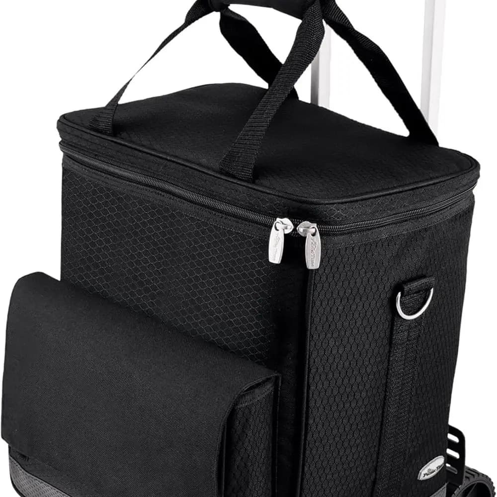 Picnic TIME Cantina Bottle holder and thermal bag from 6 bottles, thermal bag for isolated padded wine for travel, Wi portable water resistant