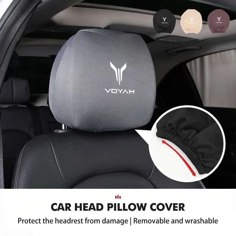 Universal Car Seat Head Covers Neck Pillow Protector Accessories For Dongfeng Voyah Free Dreamer 2021 2022 2023