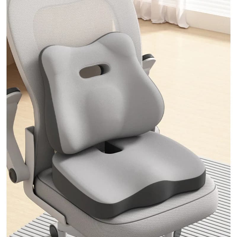 Cuscino lombare Supporto per sedile Artefatto per sedersi Sedia da ufficio Cuscino per schienale in memory foam Cuscino per seggiolino auto per auto