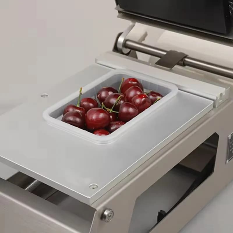 Sigillatrice per contenitori alimentari da tavolo per macellai, negozi di alimentari, rivenditori di alimenti