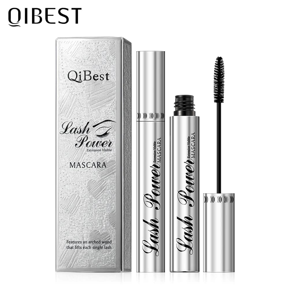 Mascara 4D Extension Black Eyelashes Extension Eyelash Brush Eyelashes Beauty Makeup Mascara color silver waterproof long-lasting