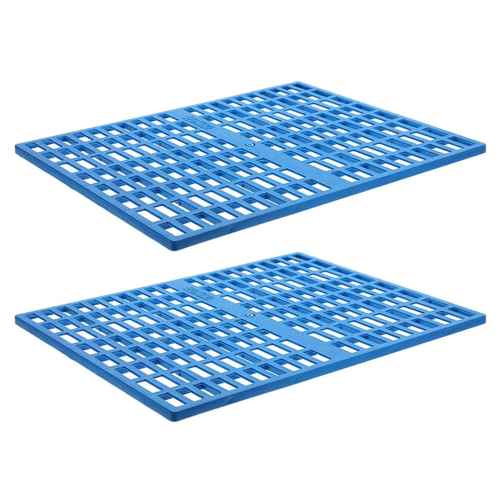 2Pcs Rabbit Floor Mat ABS Comfortable Foot Resting Pad Antislip Design for Bunny Cage Guinea Pig Ferret Small Animal Mat
