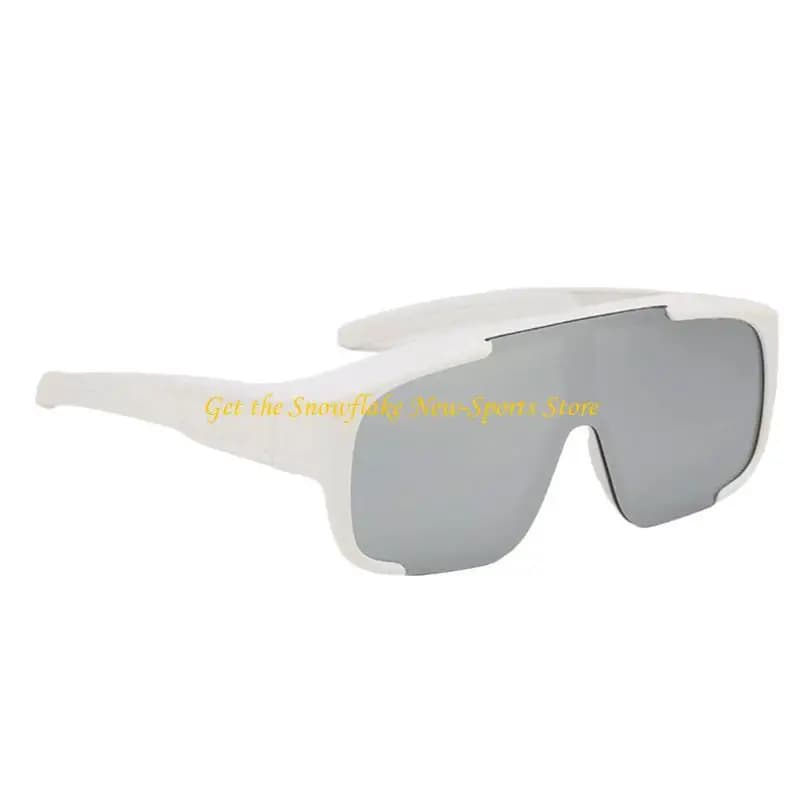 E56D Oversized Driving Goggles Sports Sunglasses Wrap Around Fit Over Glasses