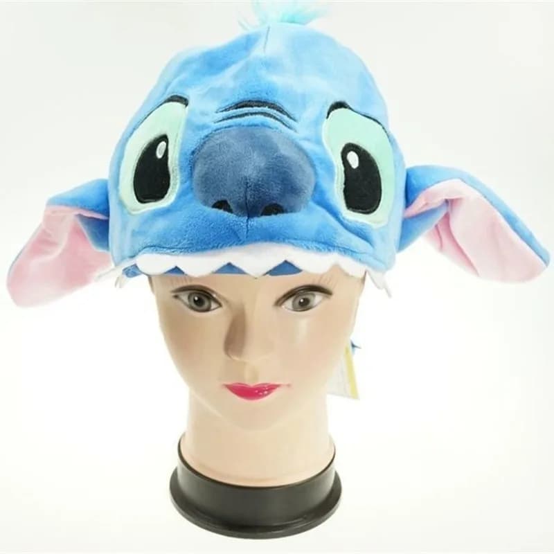 Cappello di peluche Cartoon Anime Stitch Winnie The Pooh Dumbo Cappello di cotone invernale stile Paperino Cappello di Natale Kawaii regalo