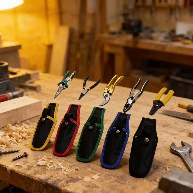 1 case for scissors Durable canvas case for shears, shears and gardening tools, ideal for conservation and protection.
