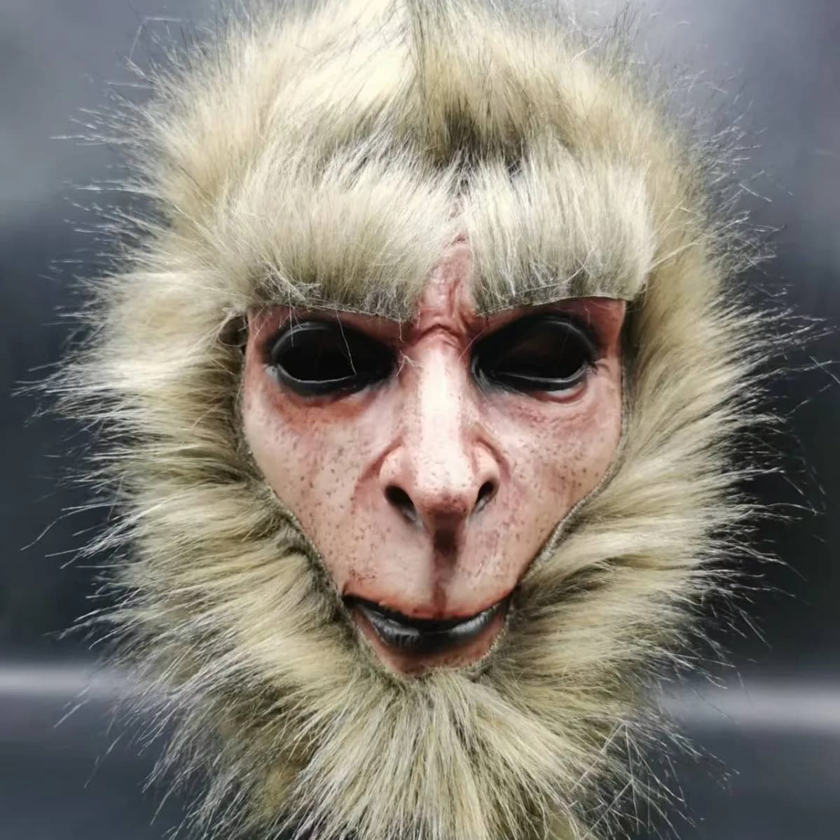 Maschera in lattice Wukong del mito nero – Casco cosplay Sun Wukong, accessorio per feste in costume di Halloween, maschera a pieno facciale del re scimmia horror