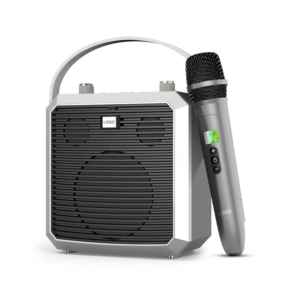 Mini altoparlante stereo audio professionale portatile per esterni per sistema karaoke Set macchina per karaoke con lettore wireless