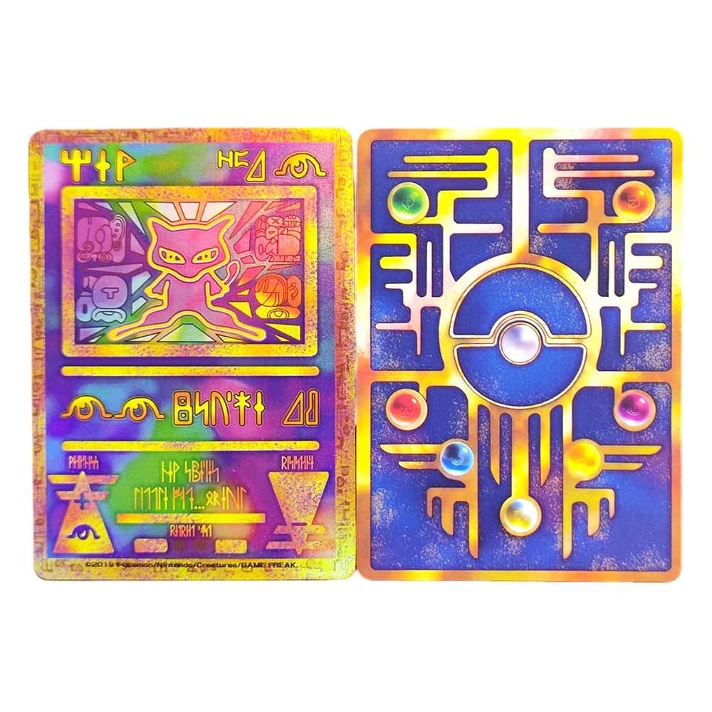 Carte Pokémon Fai-da-Te Giapponesi 1995-2019, Versione Iniziale con Mew Antico Carta da Collezione del Gioco PTCG