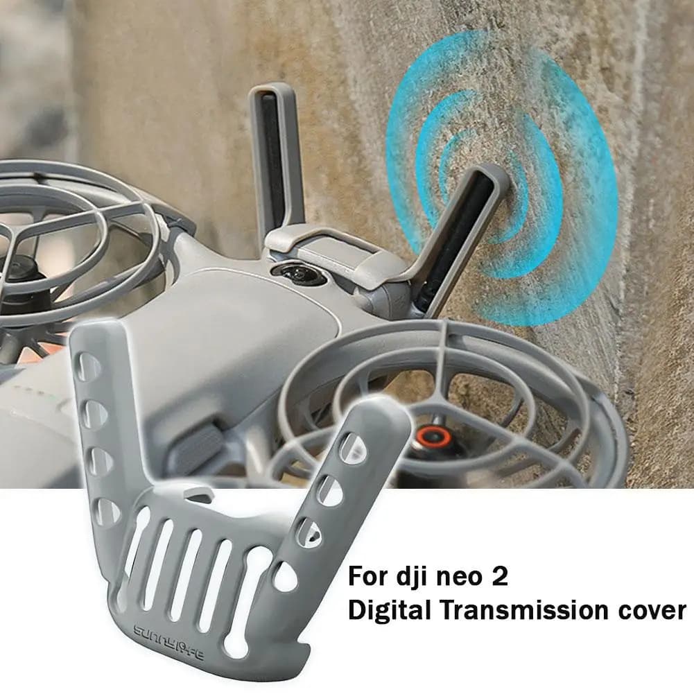 Sunnylife Protezione per Modulo Trasmettitore DJI Neo 2 O3, Protezione Anticollisione per Antenna Posteriore, Accessori Drone Compatibili con il Segnale