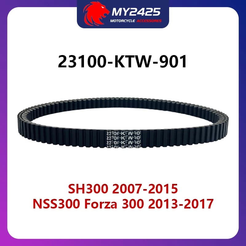 Cinghia di trasmissione per Honda 23100-KTW-901 SH-300 NSS300 Forza 300 NSS 300 NSS-300 2007-2017 2018 2019 SH 300 SH300