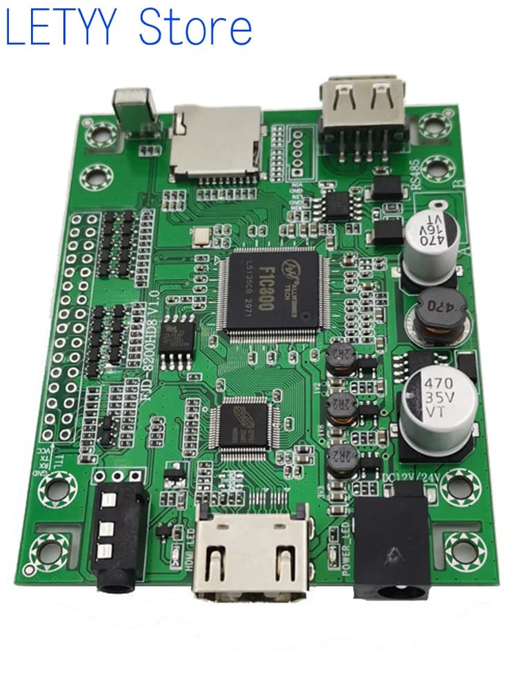 Scheda di riproduzione video Mp4 Decodifica HD Uscita 1080P Porta seriale HDMI Pulsante Modulo macchina pubblicitaria USB