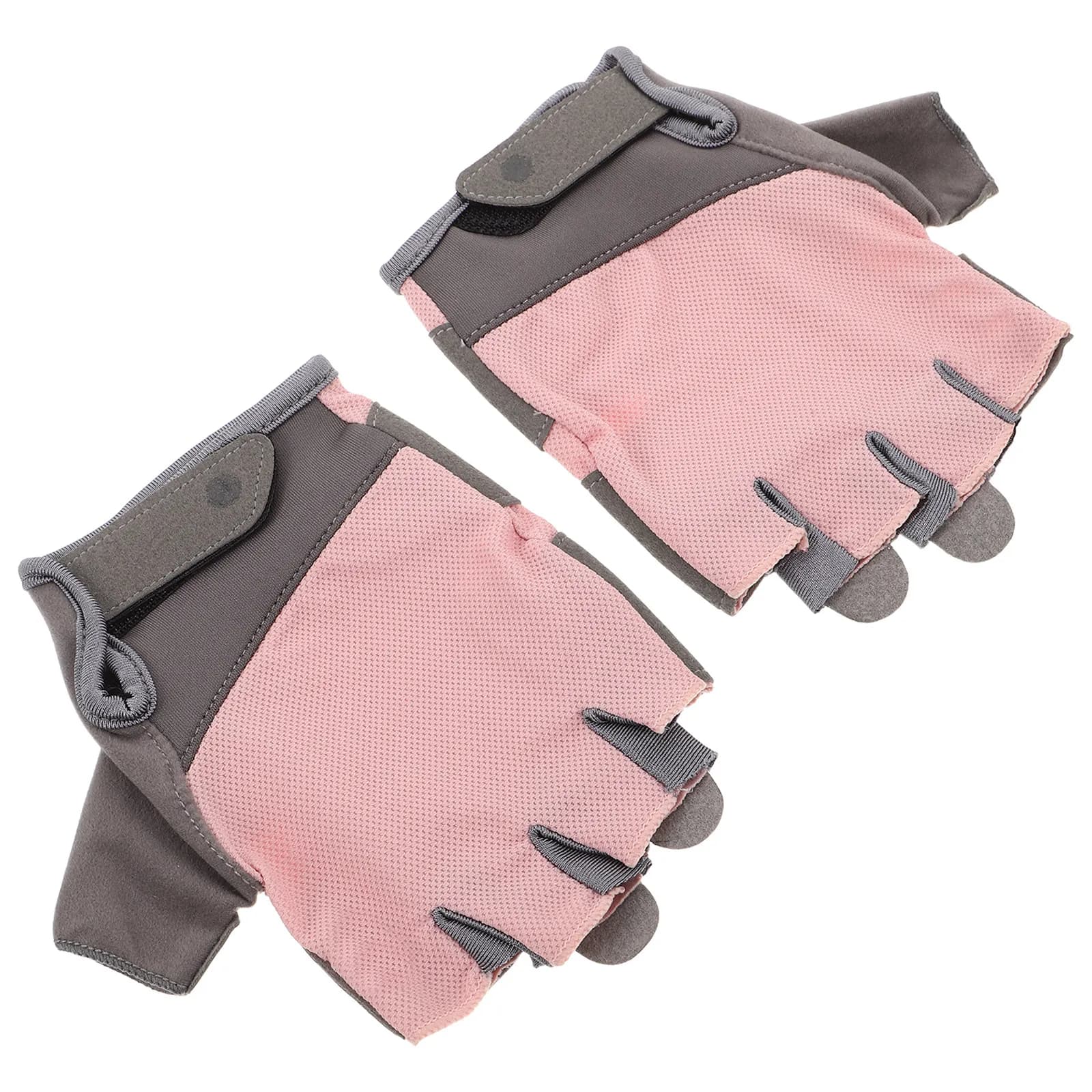 1Pair Fingerless Workout Gloves Lightweight Breathable Non Slip Half Finger Cycling Training Gloves Men Women Gym Weightlifting