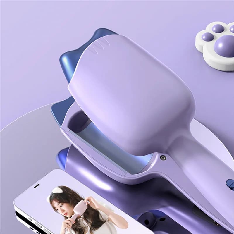 A62K Electric Hair Bigodin Automatic 32 mm Iron Egg Hair curler Water Riding Tools for styling Man lazy with hair curler American- B