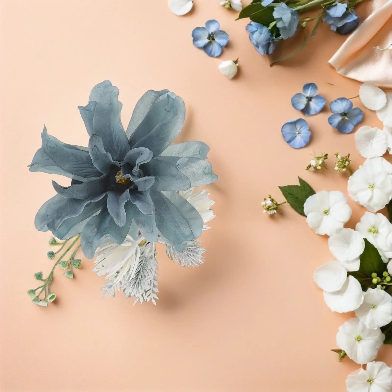 2pcs Curtain Tiebacks Clip-On Floral Drapery Holdbacks Decorative Metal Clamp For Modern Farmhouse Boho Window Shade Accessories