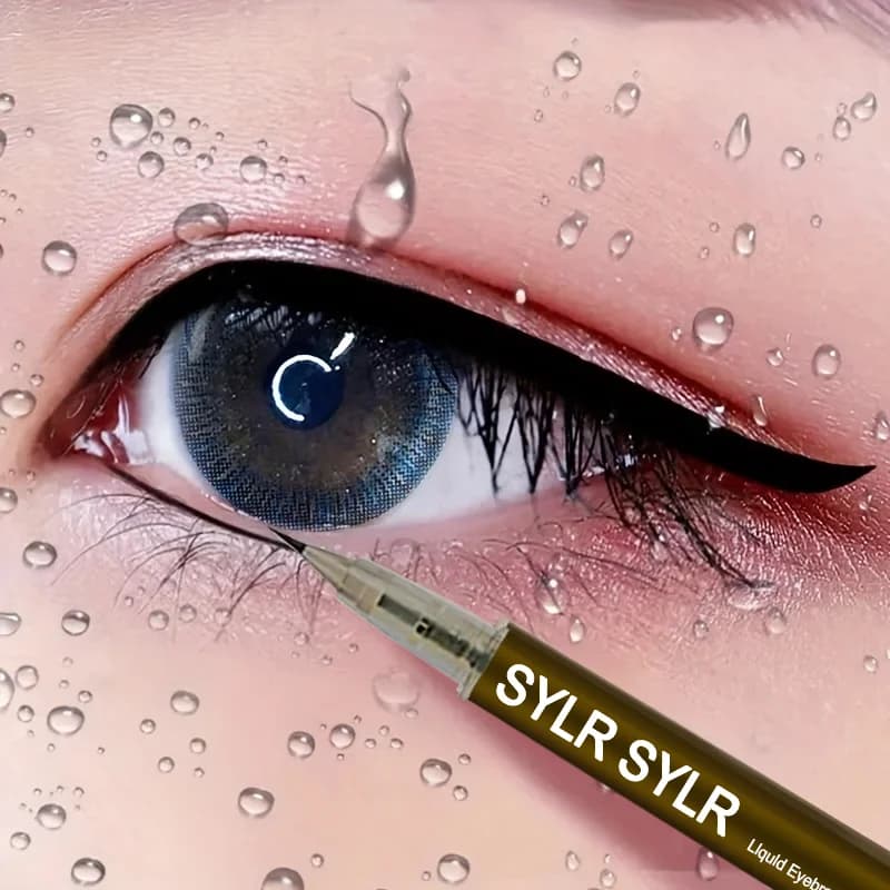 0.008 mm Ultrafine Liquid Eyeliner Professional Waterproof and sweat resistant Eyeliner in a durable eyebrow pen