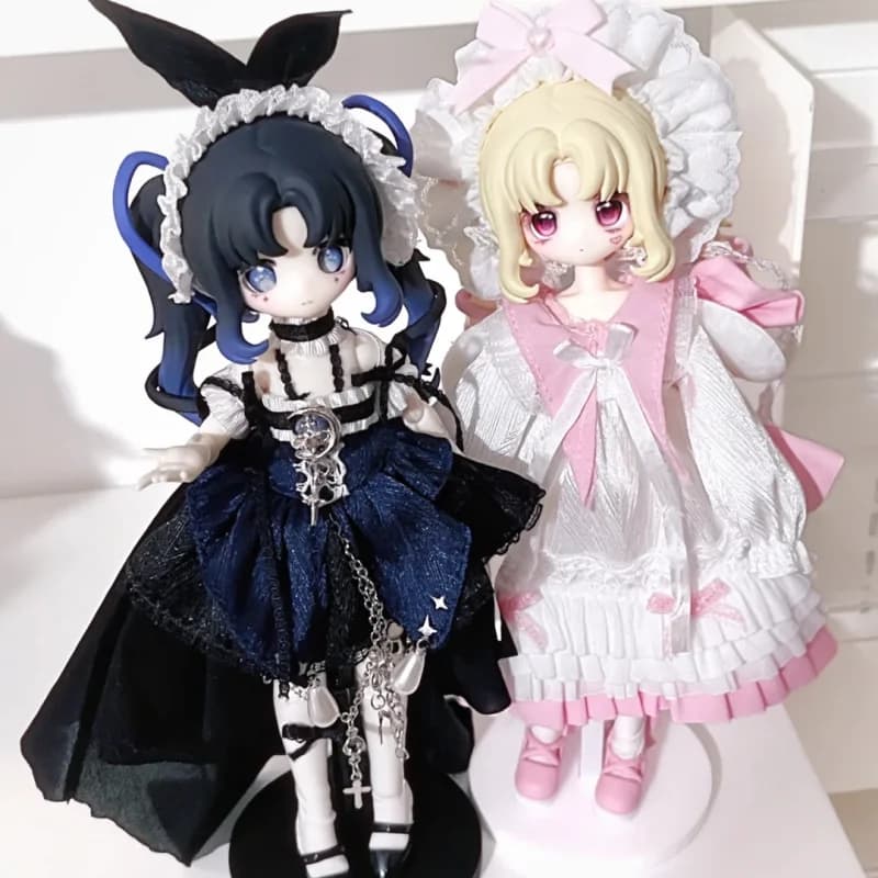 New Creaters's Essence Meki 1/12 Mjd Blind Box Kawaii Mobile Joint Anime Figure Bag Decorazione Da Collezione Girlheart Giocattoli Regali