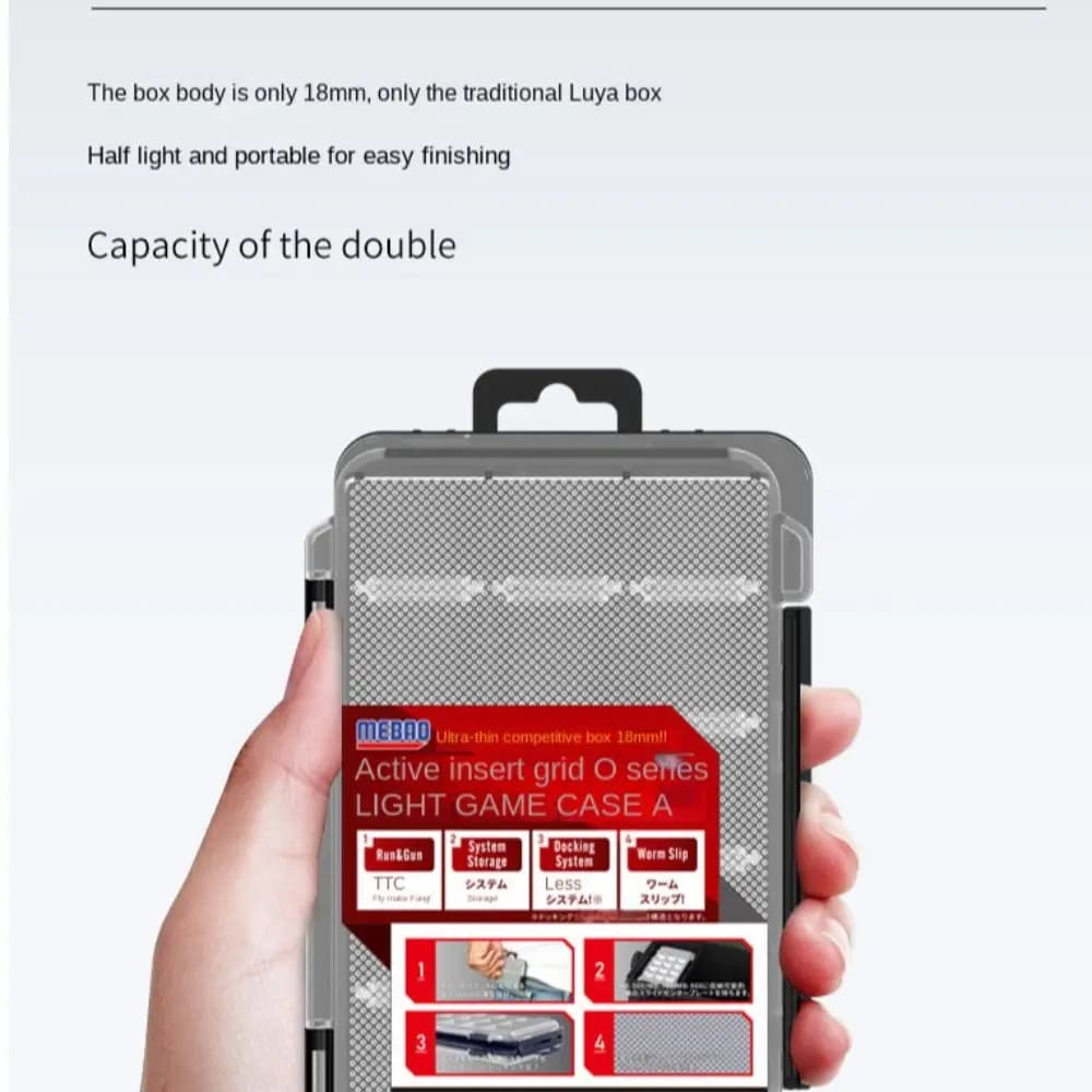 Esca case with space separation hook Waterproof fishing bait box Multi-region multi-purpose fishing gear box