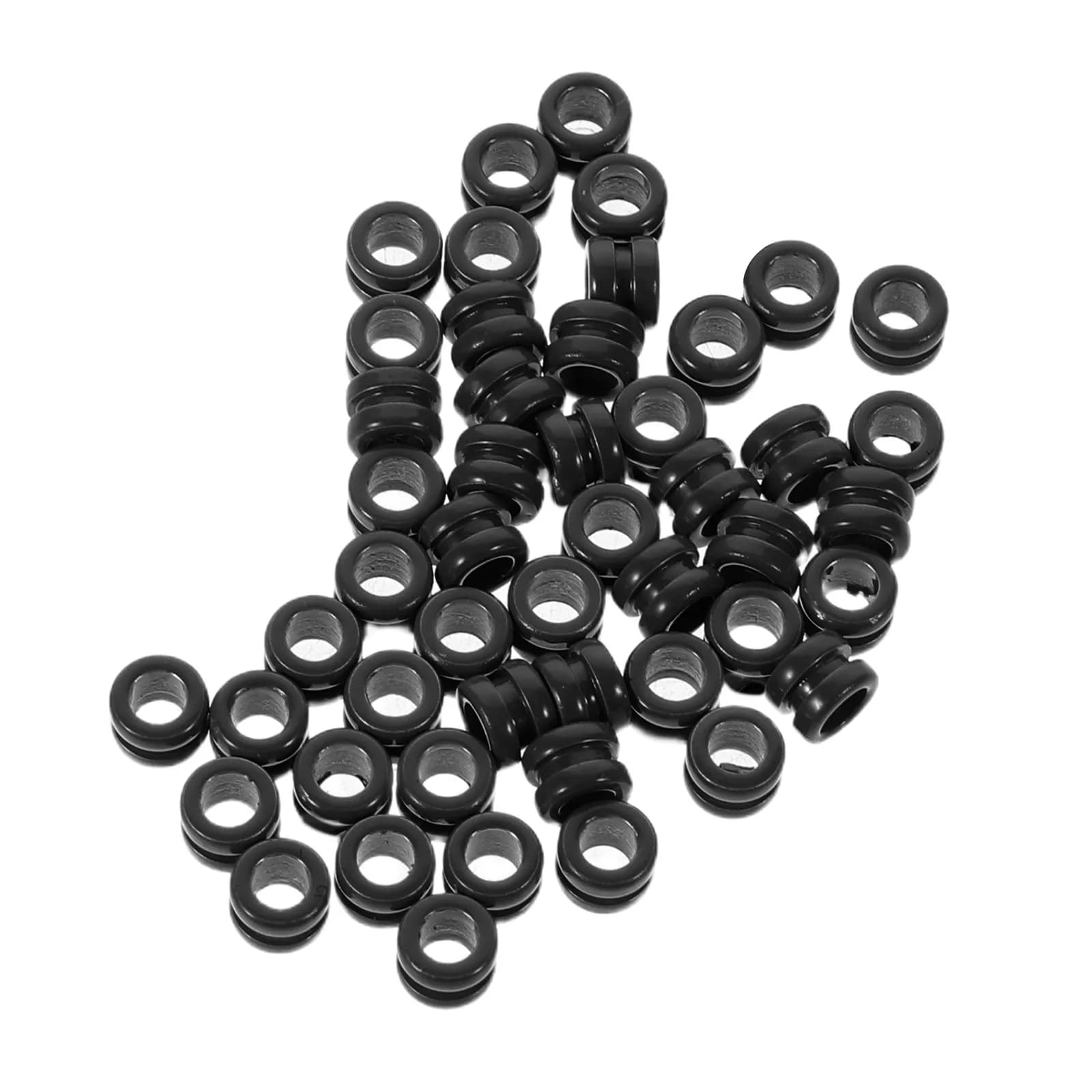 50 Pezzi Perline Metalliche per Corde di Chitarra, Accessori per Chitarra Acustica Folk, Componenti di Precisione per Ponticello, Parti di Ricambio per Ukulele