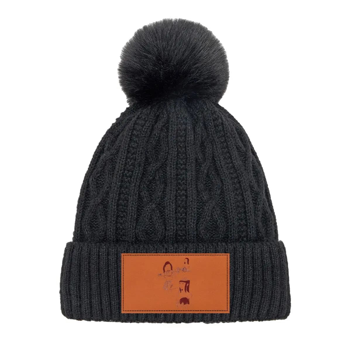 Berretti lavorati a maglia artistici per ragazze anime surreali Cappelli invernali caldi Berretto termico Pom di pelliccia