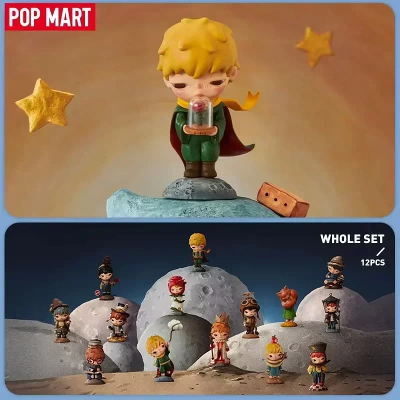 POP MART Hirono Le Petit Prince Series Scatola misteriosa Scatola cieca autentica Indovina giocattoli Borsa Ornamento Figurine Decorazioni per la casa Bambole da tavolo