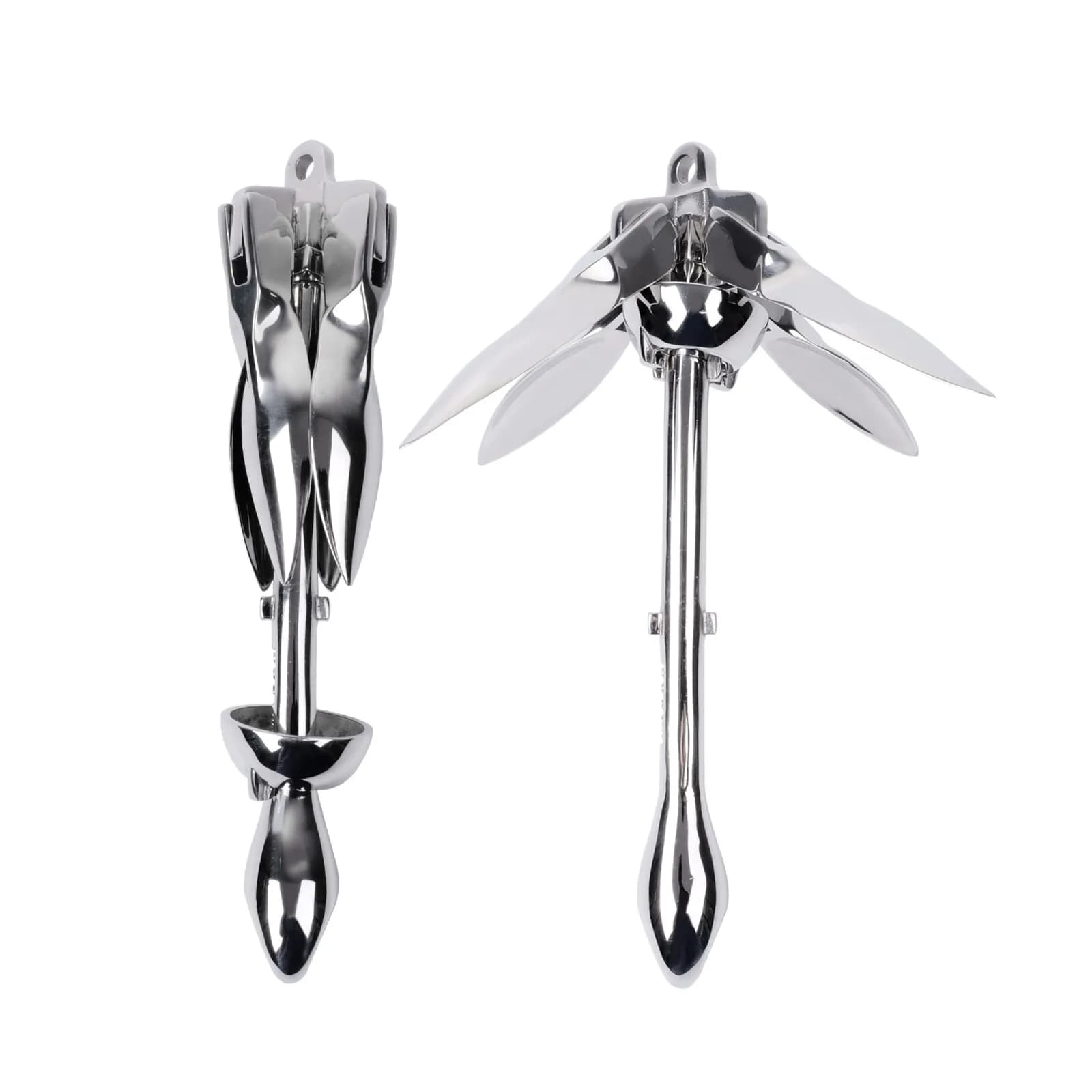 XINXING MARINE 316 Stainless Steel Boat Folding Anchor Grapnel Anchor 1.5KG