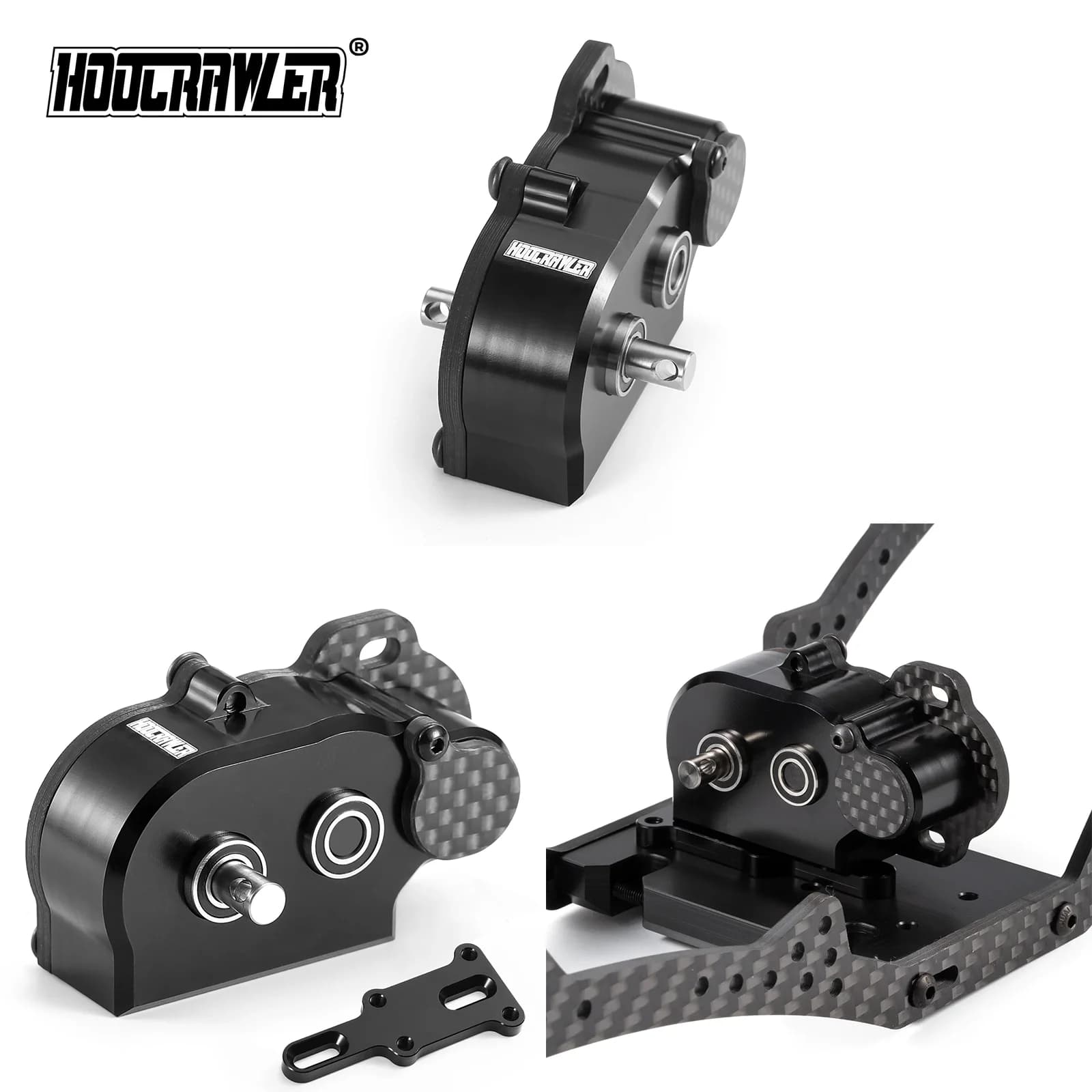 Trasmissione LCG ultraleggera 1/10 RC minuscola con spessore scorrevole per asse dritto assiale AR44 AR45 Enduro Vanquish F10 F9