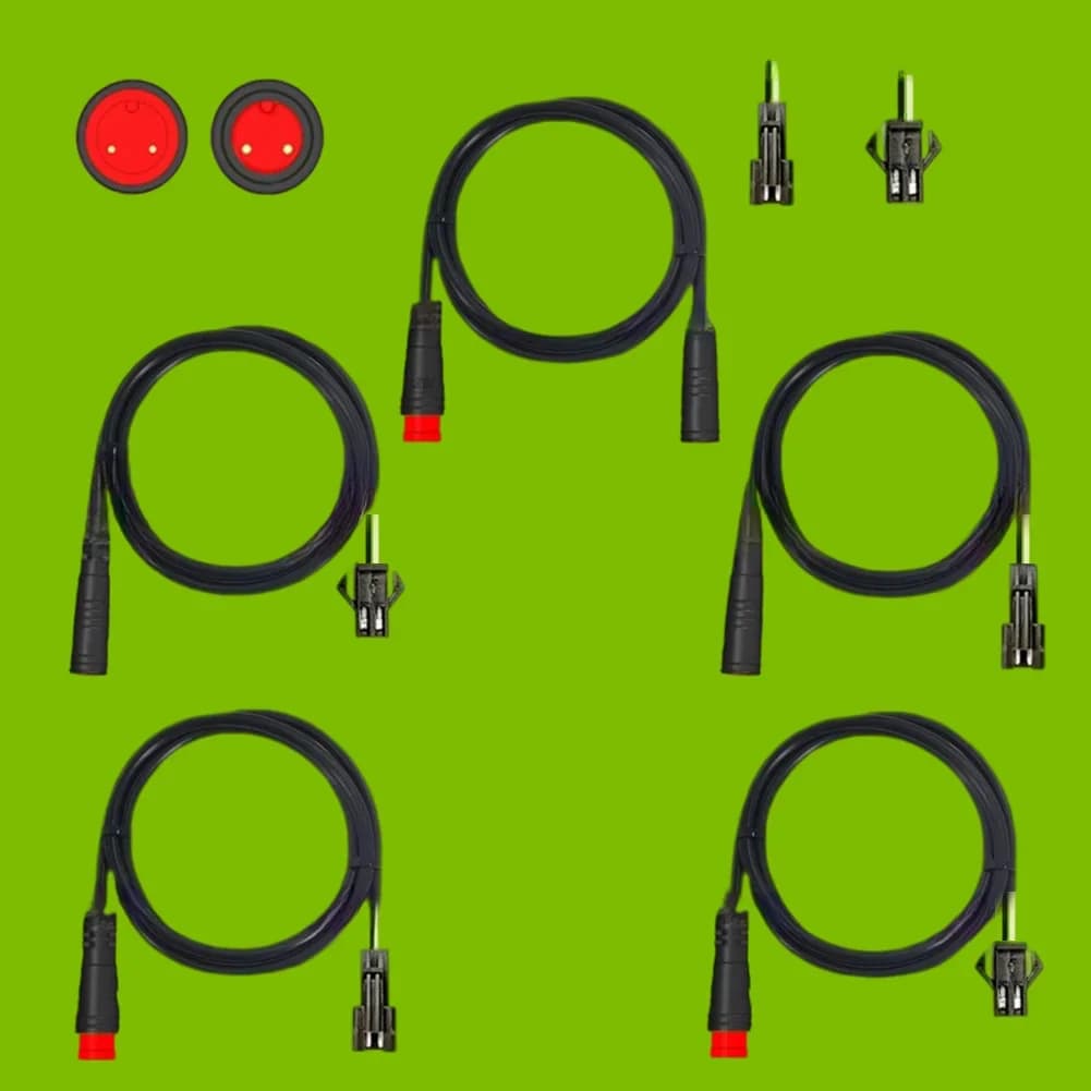 Parte scooter elettrico Cavo freno scooter Cavo prolunga freno Cavo impermeabile a 2 pin Lunghezza 870 mm Cavo incluso