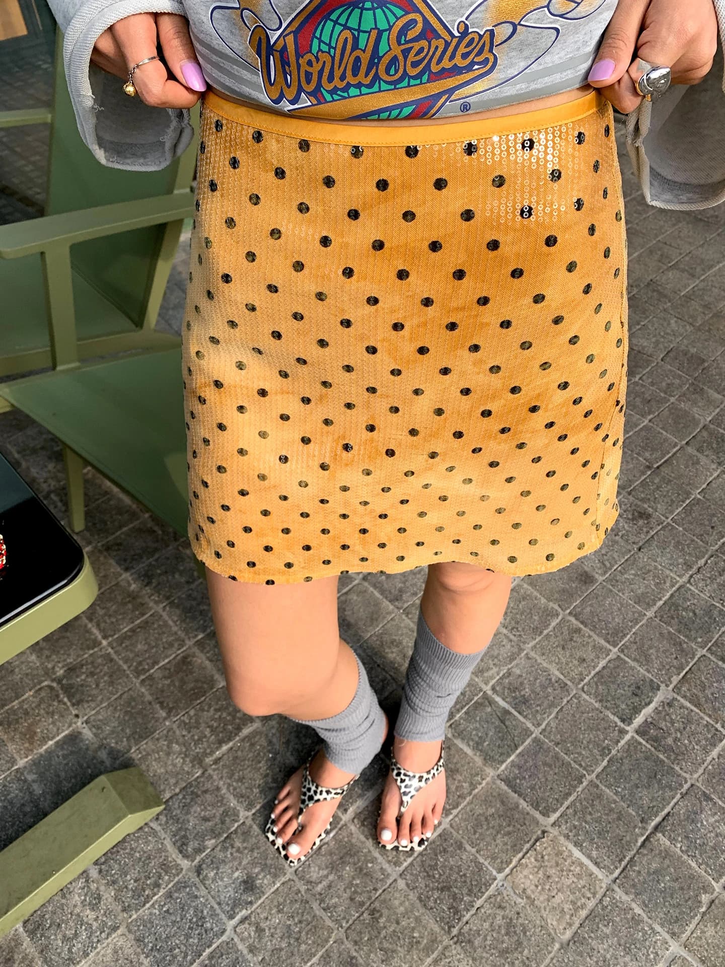 Design Sensation Small Crowd Halter Neck Print Dress Women's Fashion Casual Skirt Polyester Spandex mid Waist Zipper